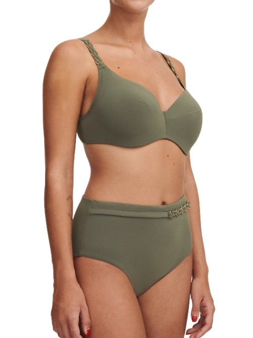 Chantelle Badmode Emblem khaki padded bra
