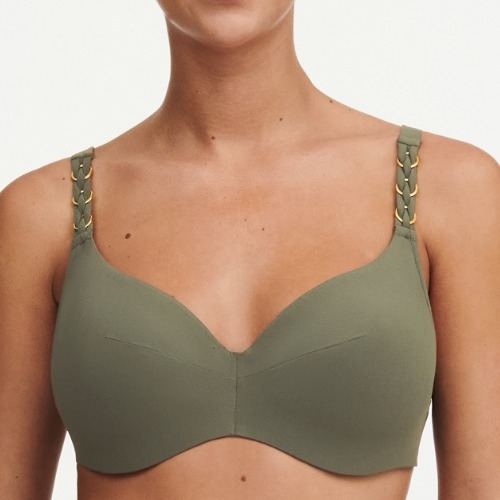 Chantelle Badmode Emblem khaki padded bra