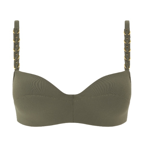 Chantelle Badmode Emblem khaki padded bra