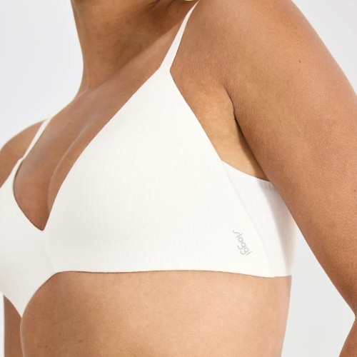 Sloggi Zero Feel white push up bra