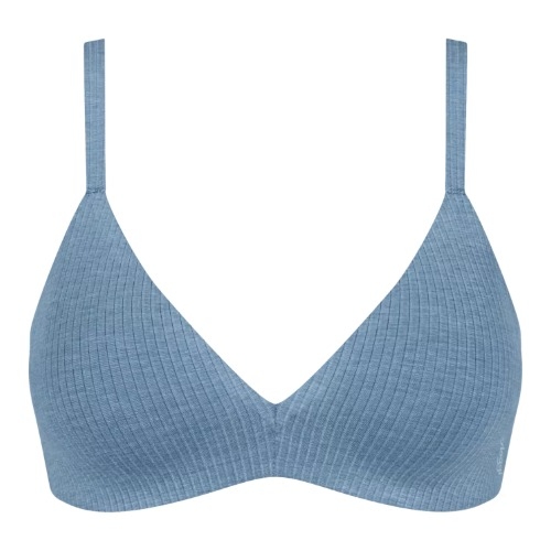 Sloggi Zero Feel blue wireless bra