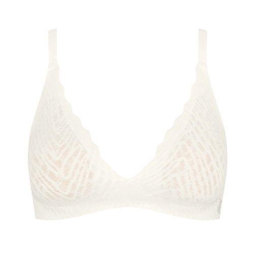 Sloggi Zero Feel Bliss white wireless bra