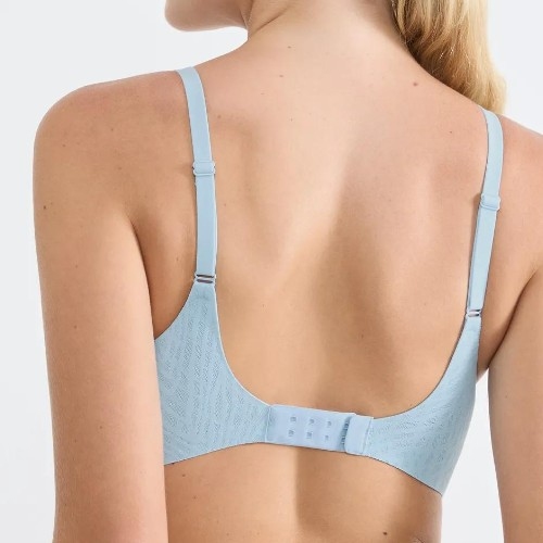 Sloggi Zero Feel blue wireless bra
