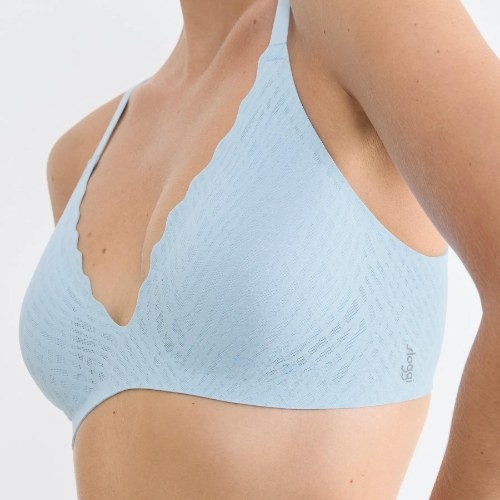 Sloggi Zero Feel blue wireless bra