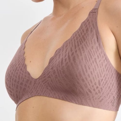 Sloggi Zero Feel Bliss brown wireless bra