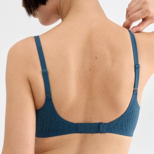 Sloggi Zero Feel Bliss blue wireless bra