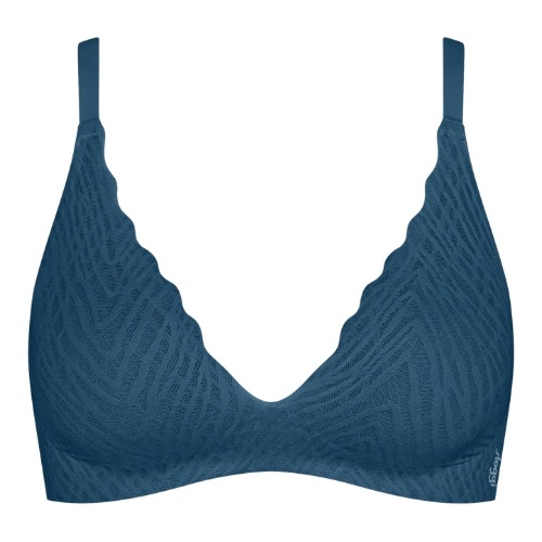 Sloggi Zero Feel Bliss blue wireless bra