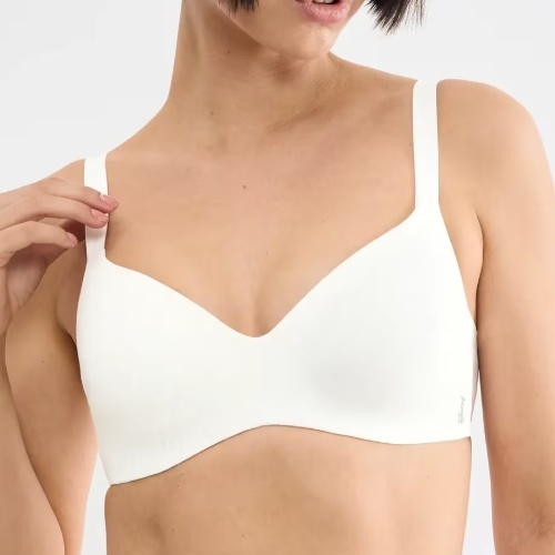 Sloggi Zero Feel Bliss white wireless bra