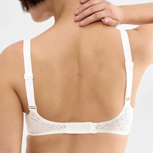 Sloggi Zero Feel Bliss white wireless bra