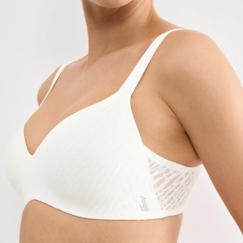 Sloggi Zero Feel Bliss white wireless bra