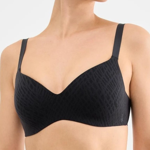 Sloggi Zero Feel Bliss black wireless bra