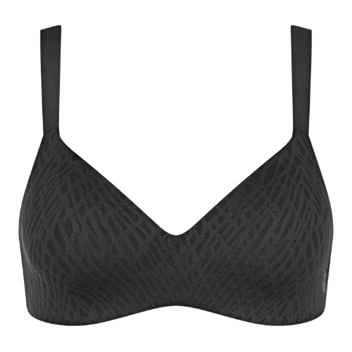 Sloggi Zero Feel Bliss black wireless bra