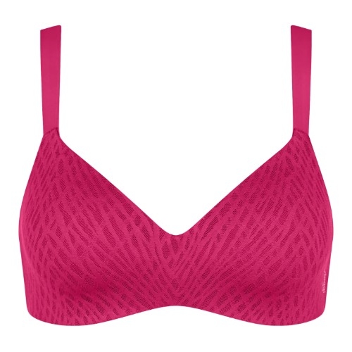 Sloggi Zero Feel Bliss red wireless bra