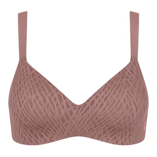 Sloggi Zero Feel Bliss brown wireless bra