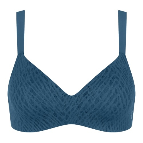Sloggi Zero Feel Bliss blue wireless bra