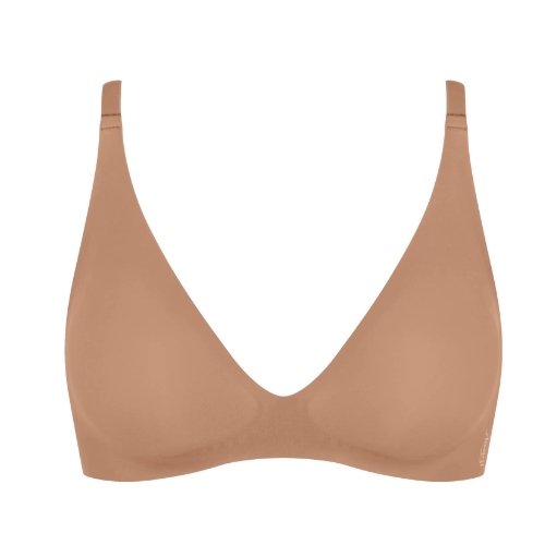 Sloggi Zero Feel brown wireless bra