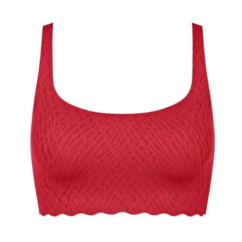 Sloggi Zero Feel red wireless bra
