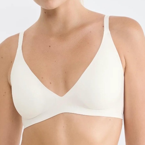 Sloggi Zero Feel white wireless bra