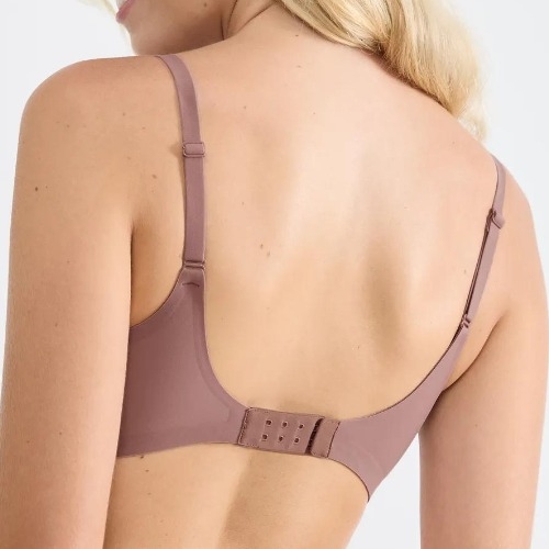 Sloggi Zero Feel brown wireless bra