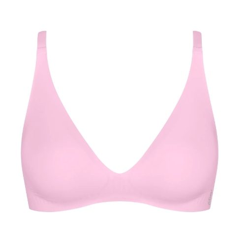 Sloggi Zero Feel pink wireless bra