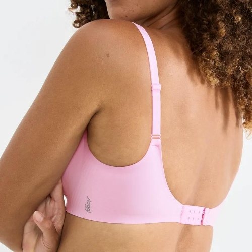 Sloggi Zero Feel pink wireless bra