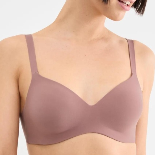 Sloggi Zero Feel brown wireless bra