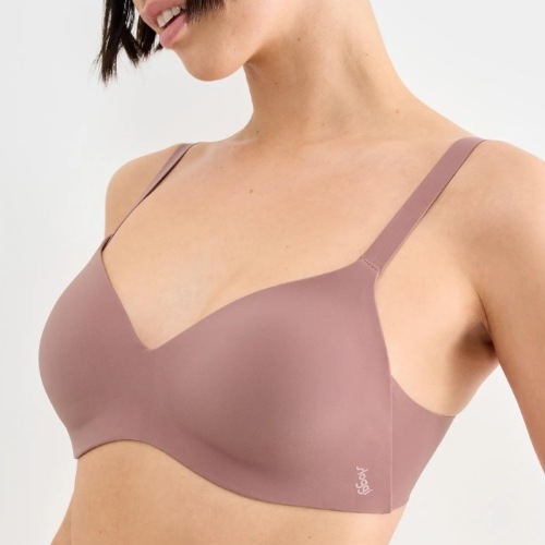 Sloggi Zero Feel brown wireless bra
