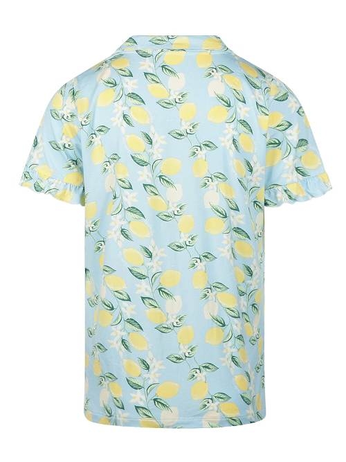 Charlie Choe Amalfi Coast blue sleep shirt