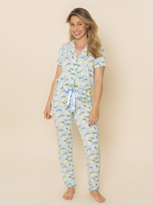 Charlie Choe Amalfi Coast blue sleep shirt