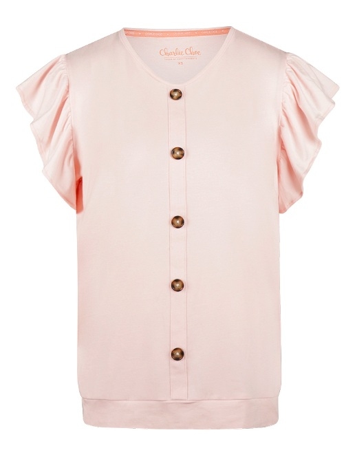 Charlie Choe Amalfi Coast peach sleep shirt