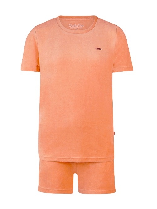 Charlie Choe Amalfi Coast peach shortama