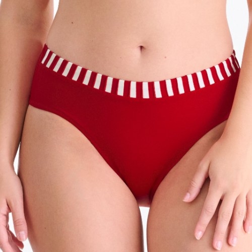Lisca Swimwear Bondi Beach red/white bikini brief