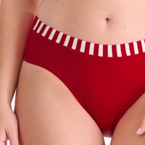 Lisca Swimwear Bondi Beach red/white bikini brief