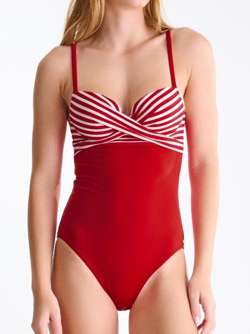 Lisca Swimwear Bondi Beach red/white bathingsuit