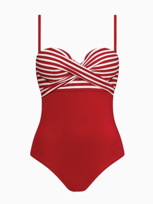 Lisca Swimwear Bondi Beach red/white bathingsuit