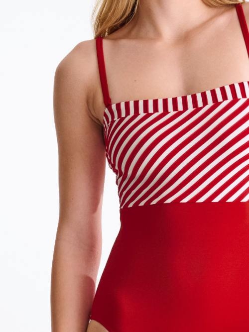 Lisca Swimwear Bondi Beach red/white bathingsuit