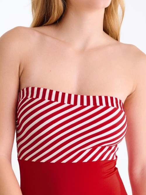 Lisca Swimwear Bondi Beach red/white bathingsuit