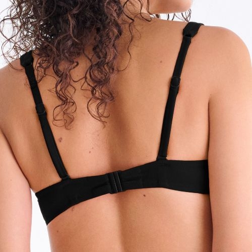 Lisca Swimwear Bondi Beach black/white soft-cup bikini bra