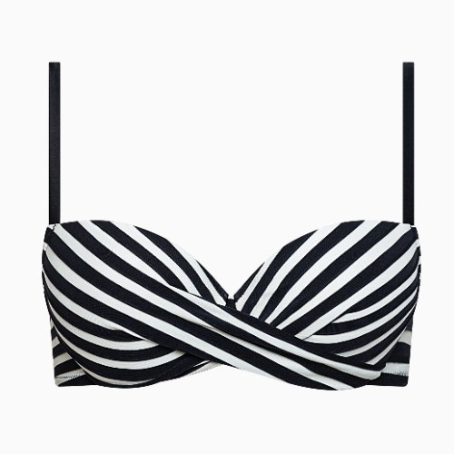 Lisca Swimwear Bondi Beach black/white padded bikini bra