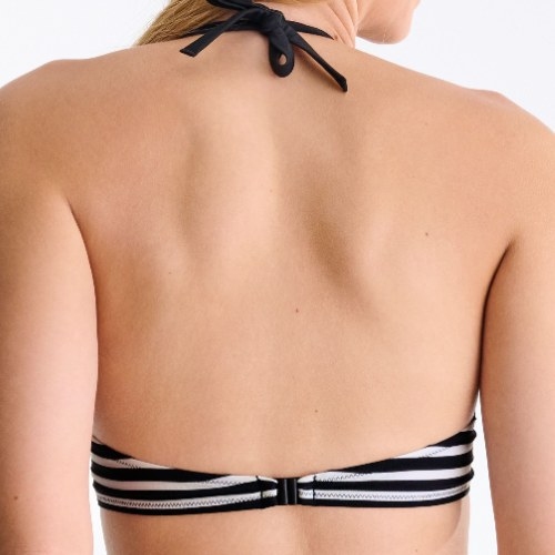 Lisca Swimwear Bondi Beach black/white soft-cup bikini bra