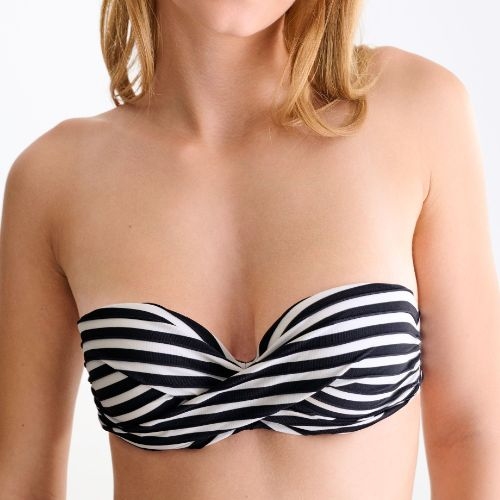 Lisca Swimwear Bondi Beach black/white padded bikini bra