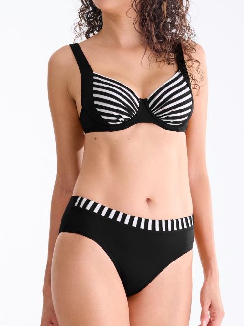 Lisca Swimwear Bondi Beach black/white bikini brief