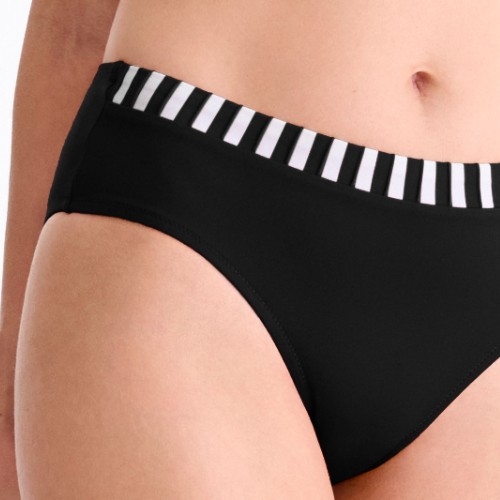 Lisca Swimwear Bondi Beach black/white bikini brief