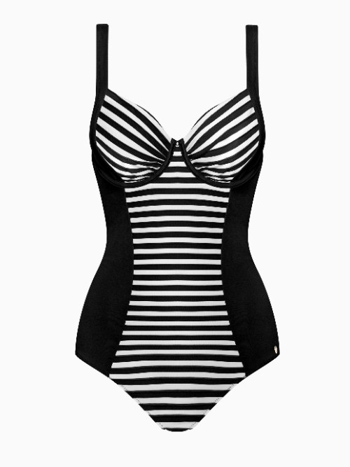 Lisca Swimwear Bondi Beach black/white bathingsuit