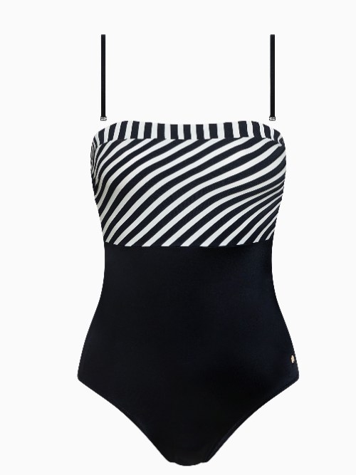 Lisca Swimwear Bondi Beach black/white bathingsuit