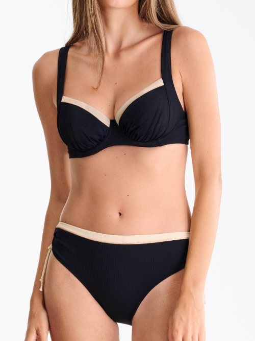 Lisca Swimwear Sydney black soft-cup bikini bra