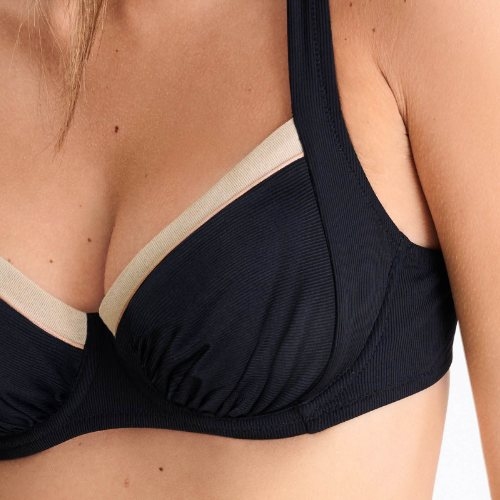 Lisca Swimwear Sydney black soft-cup bikini bra