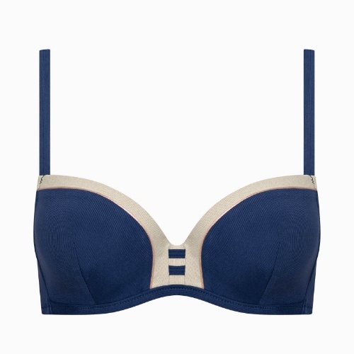 Lisca Swimwear Sydney navy blue padded bikini bra