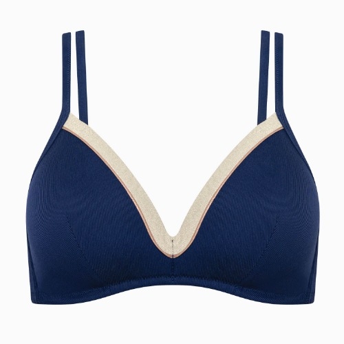 Lisca Swimwear Sydney navy blue padded bikini bra