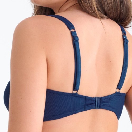 Lisca Swimwear Sydney navy blue padded bikini bra